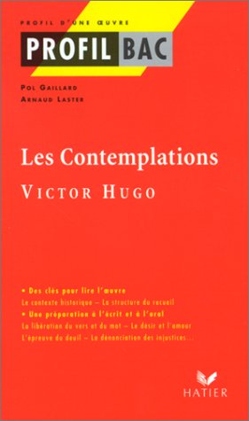 Stock image for Les Contemplations de Victor Hugo for sale by medimops