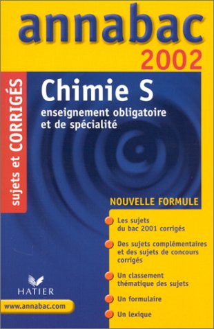 Beispielbild fr Chimie S. Sujets et corrigs 2002 zum Verkauf von Ammareal