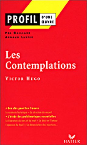 Stock image for Profile : Contemplation (texte de Victor Hugo) for sale by Ammareal