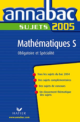 Beispielbild fr Mathmatiques S : Sujets zum Verkauf von Ammareal