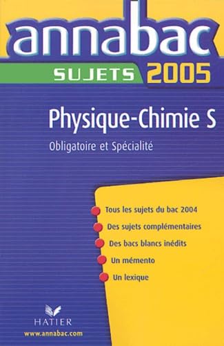 Stock image for Physique-Chimie S : Sujets for sale by Ammareal