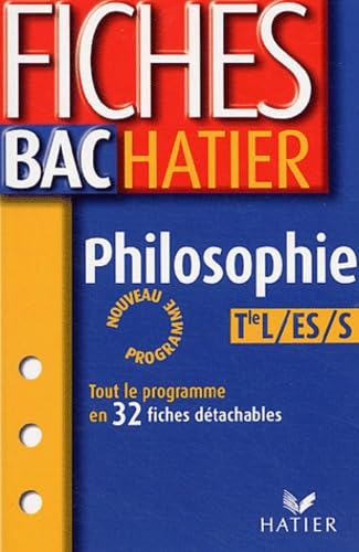 Beispielbild fr Fiches BAC Philosophie L ES S zum Verkauf von Ammareal