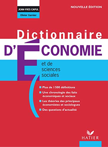 9782218750953: Dictionnaire d'conomie et de sciences sociales