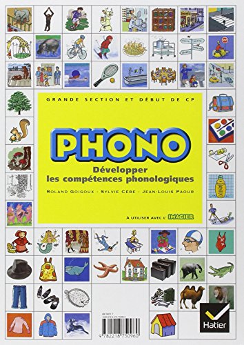 Beispielbild fr Phono Grande section maternelle et dbut du CP : Dvelopper les comptences phonologiques zum Verkauf von medimops