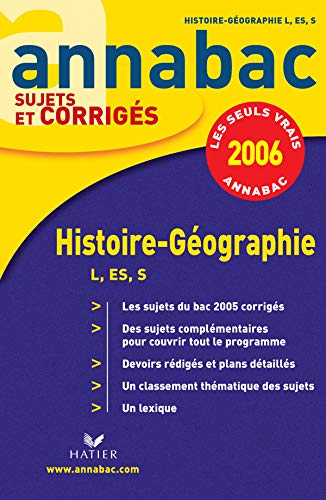 9782218920141: Histoire-Gographie L, ES, S