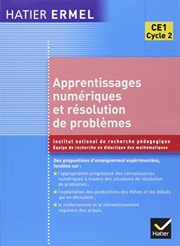 Stock image for Ermel - Apprentissages numriques et rsolution de problmes CE1 for sale by GF Books, Inc.