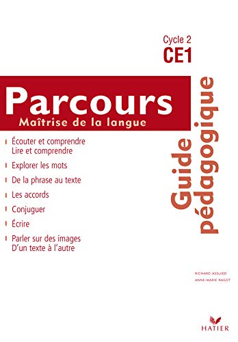 Stock image for Parcours franais CE1- Guide Pdagogique for sale by Ammareal