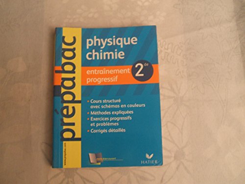 9782218923258: Physique-Chimie 2e: Entranement progressif