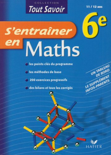 9782218925214: S'entraner en Maths 6e