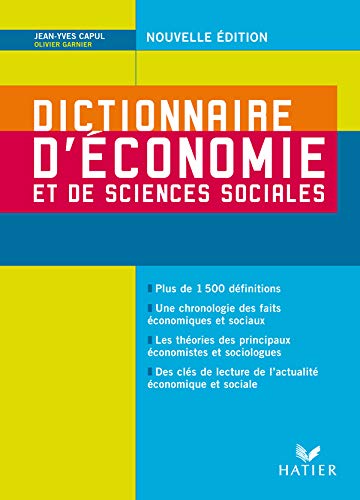 Beispielbild fr Dictionnaire d'conomie et de sciences sociales zum Verkauf von Ammareal