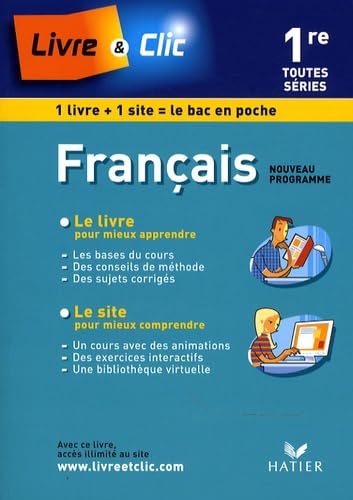 Beispielbild fr Livre & Clic - Franais 1re toutes sries, d. 2007 zum Verkauf von Ammareal