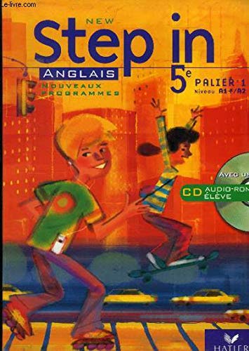 Beispielbild fr New Step in 5e : Anglais, Palier 1 Niveau A1+/A2 (CD Inclus) zum Verkauf von Ammareal