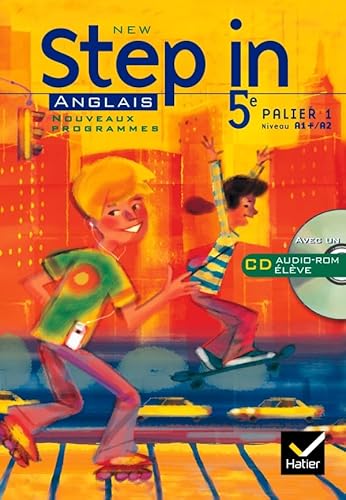 Beispielbild fr Anglais 5e Palier 1 Niveau A1+A2 New Step in (1Cdrom) zum Verkauf von Ammareal