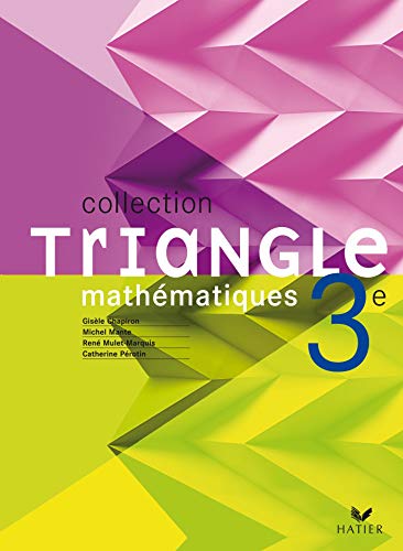 Imagen de archivo de Mathmatiques 3e : Programme 2007, (version souple) a la venta por Ammareal