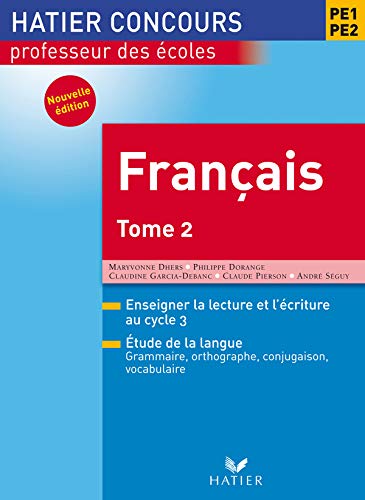 Stock image for Franais PE1-PE2 : Tome 2 for sale by Ammareal