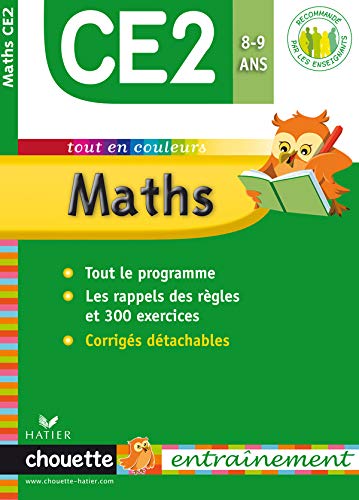 Maths CE2. 8-9 ans. Per la Scuola elementare (Chouette entraînement) - Lucie Domergue; Juliette Domergue