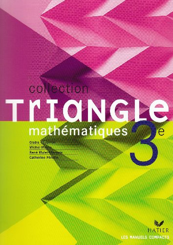 Imagen de archivo de Mathmatiques 3e : Programme 2007 : Compact a la venta por RECYCLIVRE