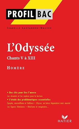 9782218936357: Profil - Homre : L'Odysse,Chants V  XIII: analyse littraire de l'oeuvre