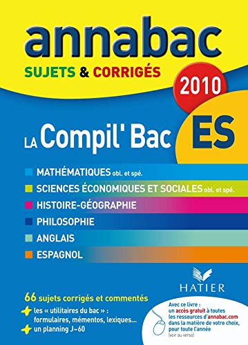 Beispielbild fr La Compil' Bac ES zum Verkauf von Ammareal