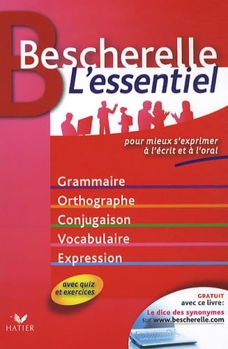 Stock image for Bescherelle L'Indispensable Grammaire,Orthographe,Conjugaison,Vocabula for sale by HPB-Red