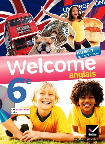 9782218937910: Welcome Anglais 6e d. 2011 - Manuel de l'lve + Cd audio-rom