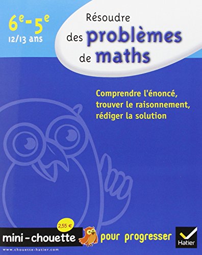 Imagen de archivo de Mini-Chouette Rsoudre des problmes de maths 6e/5e a la venta por medimops