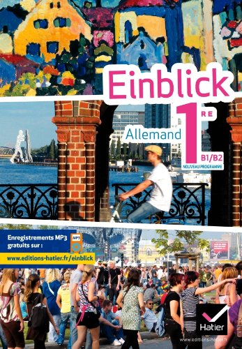 Stock image for Einblick Allemand 1re d. 2011 - Manuel de l'lve for sale by Ammareal