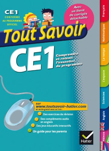 Stock image for Tout savoir CE1 for sale by medimops