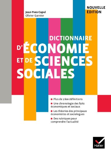 Imagen de archivo de Dictionnaire d'conomie et de sciences sociales a la venta por Ammareal