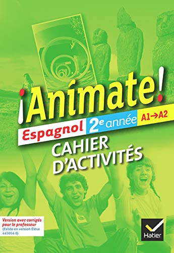 Stock image for Animate Espagnol 2e anne d. 2012 - Cahier d'activits (version enseignant) for sale by Ammareal