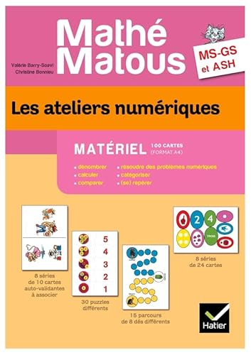 Beispielbild fr Math-Matous MS/GS/ASH d. 2011 - Les ateliers numriques Matriel 100 cartes zum Verkauf von medimops