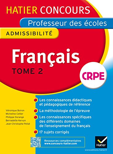 Beispielbild fr Concours professeur des coles 2015 - Franais Tome 2 - Epreuve crite d'admissibilit zum Verkauf von Ammareal
