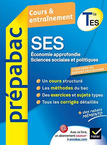 Beispielbild fr Ses, Sciences conomiques Et Sociales, conomie Approfondie, Sciences Sociales Et Politiques, Termin zum Verkauf von RECYCLIVRE