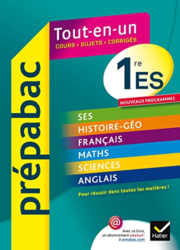 Beispielbild fr Prpabac Tout-en-un 1re ES: Toutes les matires - Premire ES zum Verkauf von Ammareal