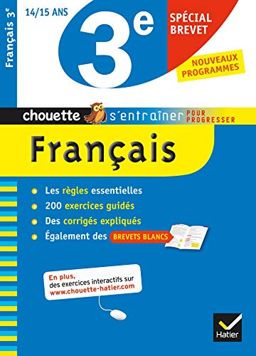 Beispielbild fr Franais 3e, 14-15 Ans : Spcial Brevet zum Verkauf von RECYCLIVRE