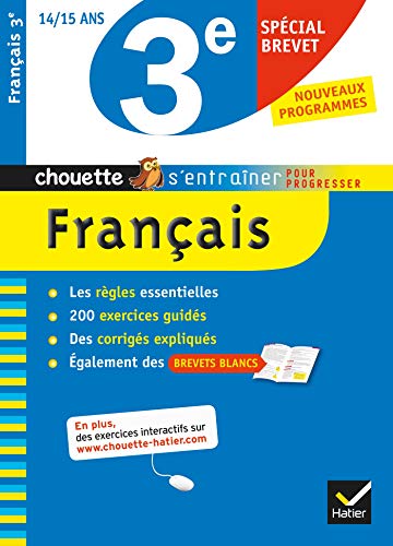 Stock image for Franais 3e, 14-15 Ans : Spcial Brevet for sale by RECYCLIVRE