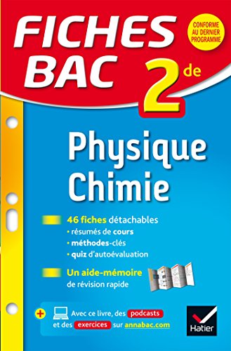 9782218986192: Physique chimie 2de