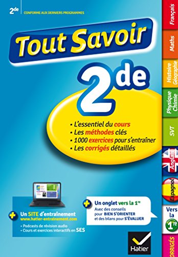 Stock image for Tout Savoir 2de: rviser toutes les matires de Seconde for sale by Ammareal