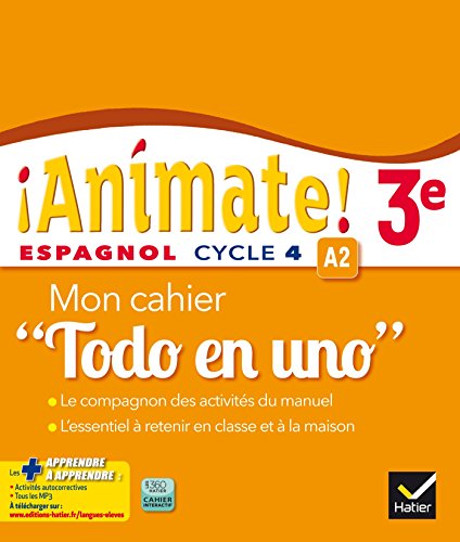 Imagen de archivo de Animate Espagnol 3e d. 2016 - Cahier d'activits a la venta por Ammareal