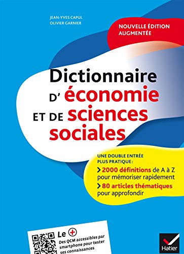 Beispielbild fr Dictionnaire d'conomie et de sciences sociales zum Verkauf von Librairie Th  la page