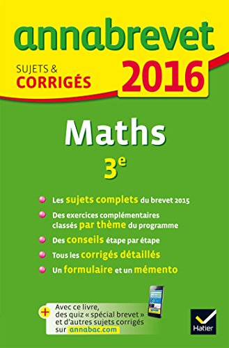 9782218992155: Mathmatiques 3e: Sujets & corrigs