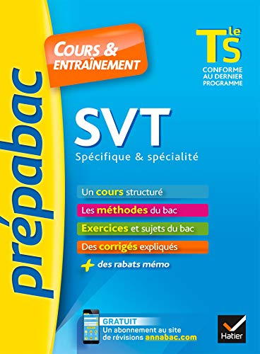 Beispielbild fr SVT Tle S spcifique & spcialit - Prpabac Cours & entranement: cours, mthodes et exercices de type bac (terminale S) zum Verkauf von medimops