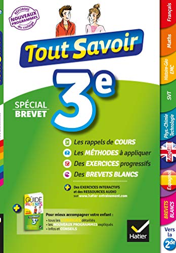 Beispielbild fr Tout savoir 3e Nouveau programme Spcial brevet: pour rviser dans toutes les matires zum Verkauf von LeLivreVert