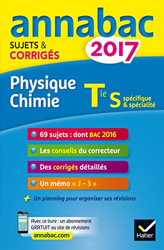 Beispielbild fr Annales Annabac 2017 Physique-chimie Tle S: sujets et corrigs du bac Terminale S zum Verkauf von medimops