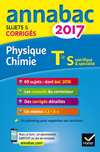 Stock image for Annales Annabac 2017 Physique-chimie Tle S: sujets et corrigs du bac Terminale S for sale by medimops