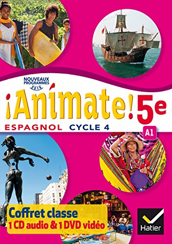 Beispielbild fr Animate Espagnol 5e d. 2016 - Coffret CD Audio DVD zum Verkauf von medimops