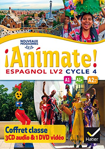 Stock image for Animate Espagnol Cycle 4 d. 2016 - Coffret CD Audio DVD for sale by Gallix