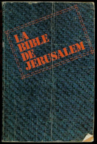Stock image for La Bible de Jrusalem : La sainte Bible for sale by Bahamut Media