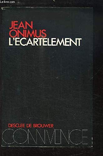 Stock image for L' cart lement. Supplice de notre temps. [Paperback] Jean ONIMUS for sale by LIVREAUTRESORSAS