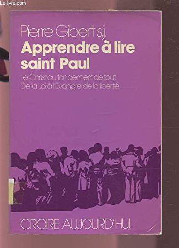 Beispielbild fr Apprendre  lire Saint Paul zum Verkauf von Ammareal